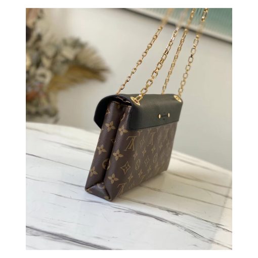 Louis Vuitton Monogram Canvas Pallas Chain M41200 M41201 M41203 Black - Image 5