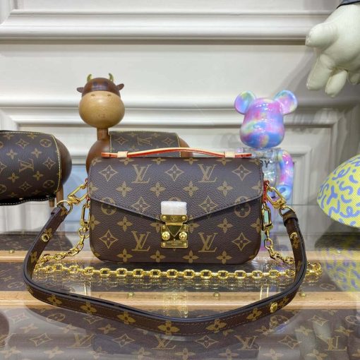 Louis Vuitton Monogram Canvas Pochette Metis East West Bag M46279 - Image 6