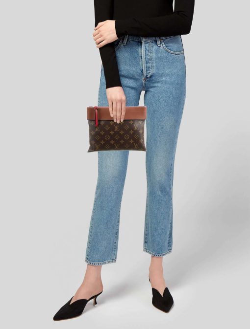 Louis Vuitton Monogram Canvas Pochette Tuileries M64034 Black - Image 2