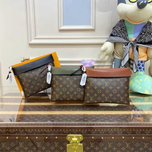 Louis Vuitton Monogram Canvas Pochette Tuileries M64034 Black - Image 12