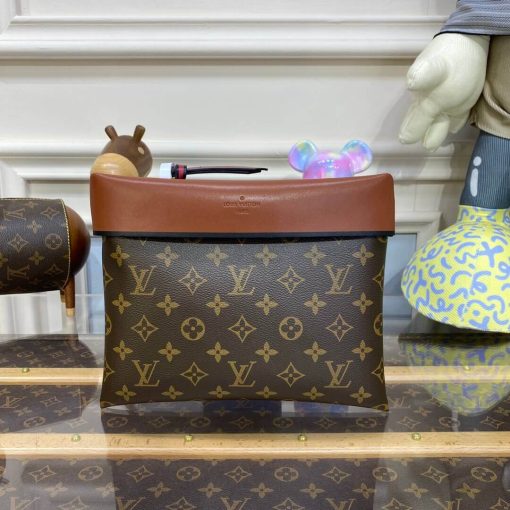 Louis Vuitton Monogram Canvas Pochette Tuileries M64034 Black - Image 3