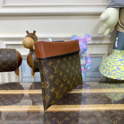 Louis Vuitton Monogram Canvas Pochette Tuileries M64034 Black - Image 5