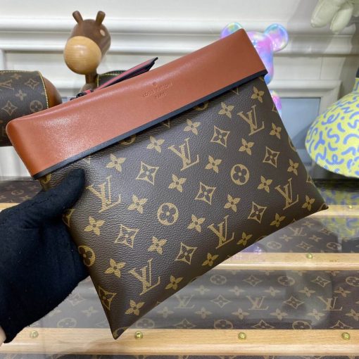 Louis Vuitton Monogram Canvas Pochette Tuileries M64034 Black - Image 7