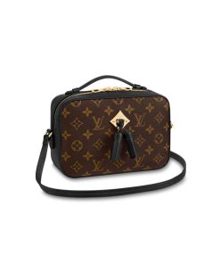 Louis Vuitton Monogram Canvas Saintonge M43559 Black