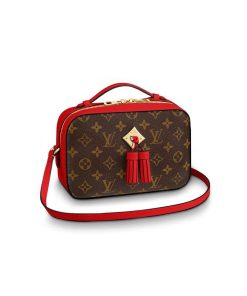 Louis Vuitton Monogram Canvas Saintonge M43559 Red