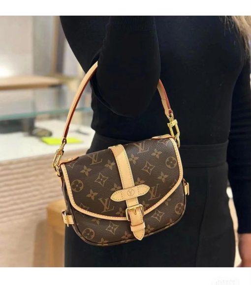 Louis Vuitton Monogram Canvas Saumur BB Bag M46740 - Image 4