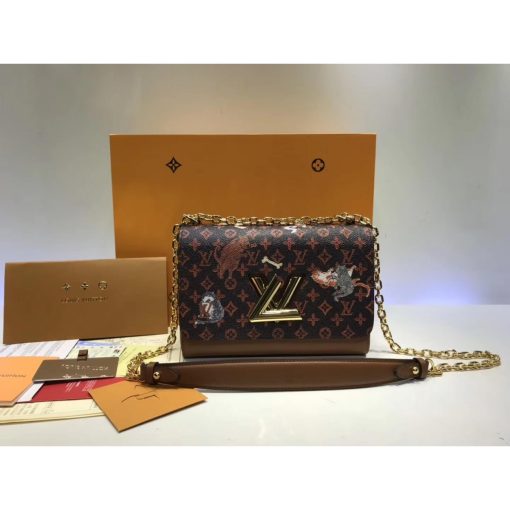 Louis Vuitton Monogram Canvas Twist MM M44408 Brown - Image 2