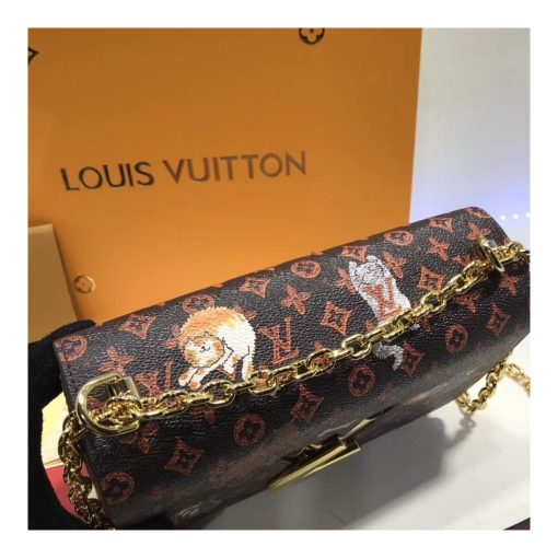 Louis Vuitton Monogram Canvas Twist MM M44408 Brown - Image 4