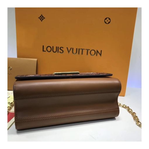 Louis Vuitton Monogram Canvas Twist MM M44408 Brown - Image 6