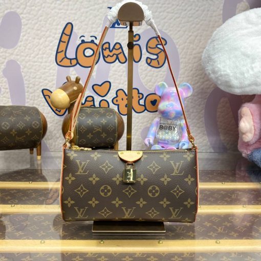 Louis Vuitton Monogram CanvasPochette Tirette M47123 - Image 7