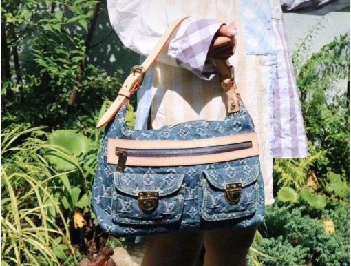 Louis Vuitton Monogram Denim Buggy PM M95049 - Image 6