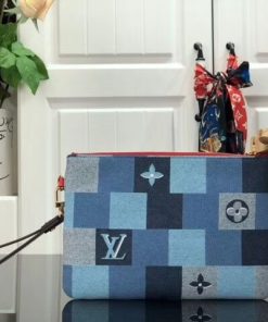 Louis Vuitton Monogram Denim Canvas City Pouch M68761