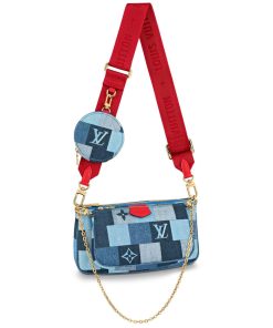 Louis Vuitton Monogram Denim Canvas Multi Pochette Accessoires M44990