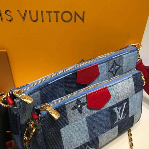 Louis Vuitton Monogram Denim Canvas Multi Pochette Accessoires M44990 - Image 5