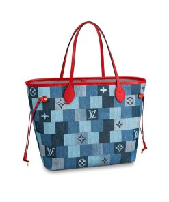Louis Vuitton Monogram Denim Canvas Neverfull MM M44981