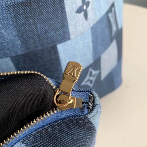 Louis Vuitton Monogram Denim Canvas Neverfull MM M44981 - Image 7