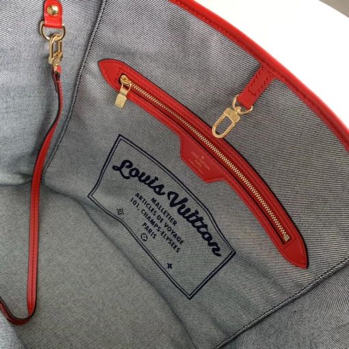 Louis Vuitton Monogram Denim Canvas Neverfull MM M44981 - Image 10