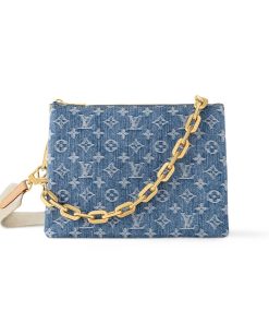 Louis Vuitton Monogram Denim Coussin PM M24564