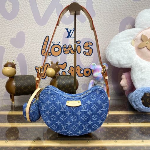 Louis Vuitton Monogram Denim Croissant MM M46856 - Image 5