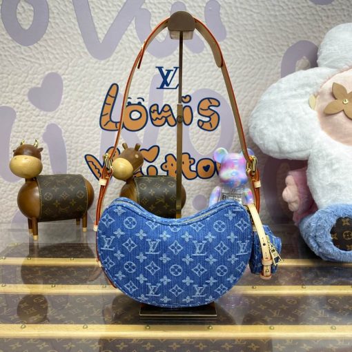 Louis Vuitton Monogram Denim Croissant MM M46856 - Image 6