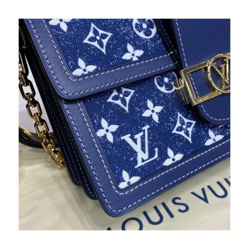 Louis Vuitton Monogram Denim Dauphine MM M59631 - Image 9