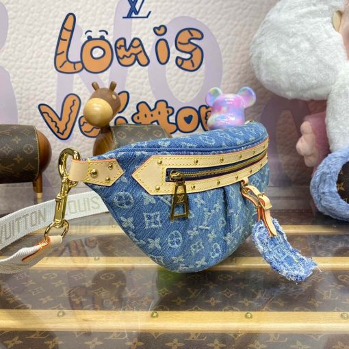 Louis Vuitton Monogram Denim High Rise Bumbag M46837 - Image 6