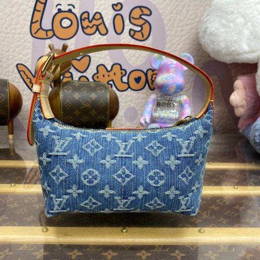 Louis Vuitton Monogram Denim Hills Pochette Bag M82949 - Image 6