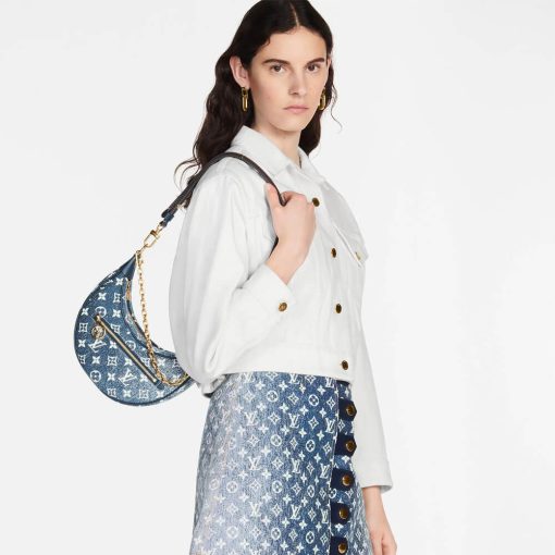 Louis Vuitton Monogram Denim Loop Bag M81166 Blue - Image 2