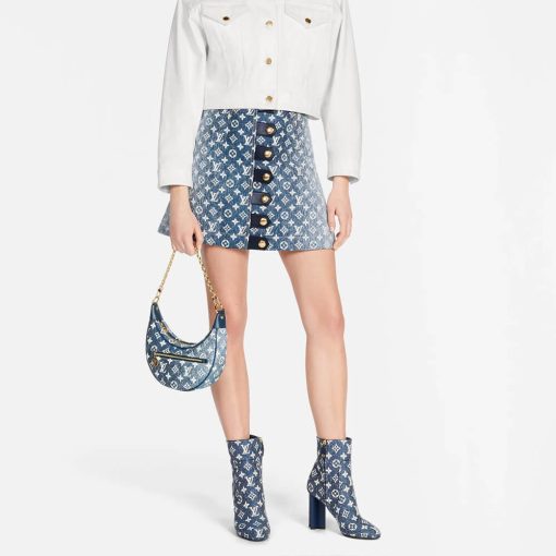 Louis Vuitton Monogram Denim Loop Bag M81166 Blue - Image 3