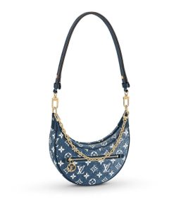 Louis Vuitton Monogram Denim Loop Bag M81166 Blue