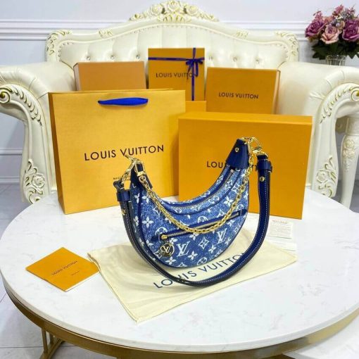 Louis Vuitton Monogram Denim Loop Bag M81166 Blue - Image 8