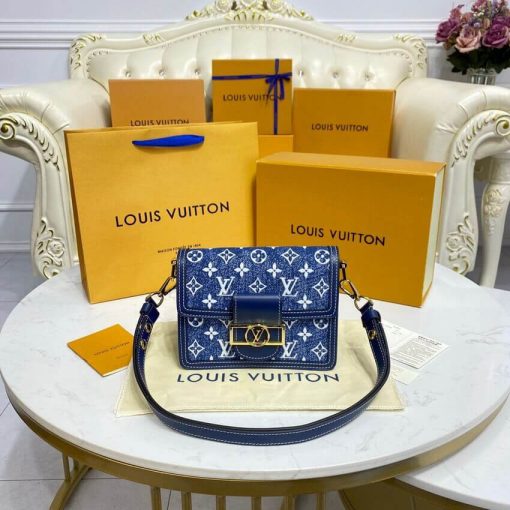 Louis Vuitton Monogram Denim Mini Dauphine M59716 - Image 4