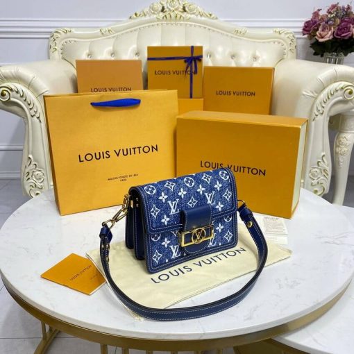 Louis Vuitton Monogram Denim Mini Dauphine M59716 - Image 5