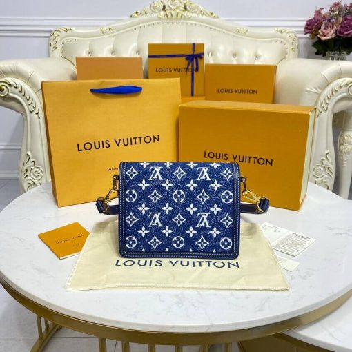 Louis Vuitton Monogram Denim Mini Dauphine M59716 - Image 6