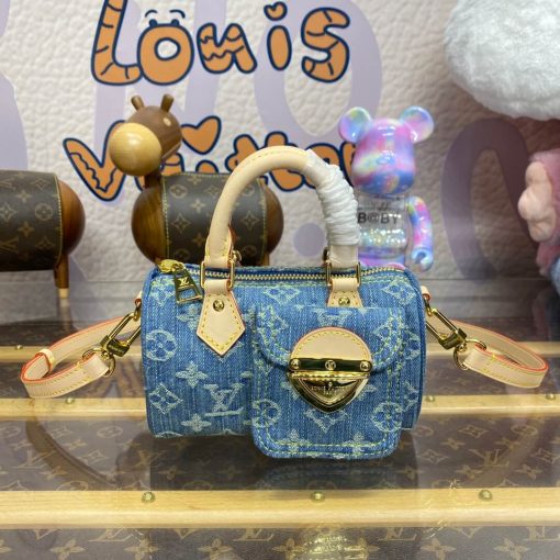 Louis Vuitton Monogram Denim Nano Speedy M82950 - Image 6