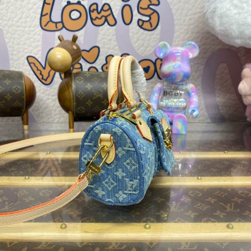 Louis Vuitton Monogram Denim Nano Speedy M82950 - Image 8