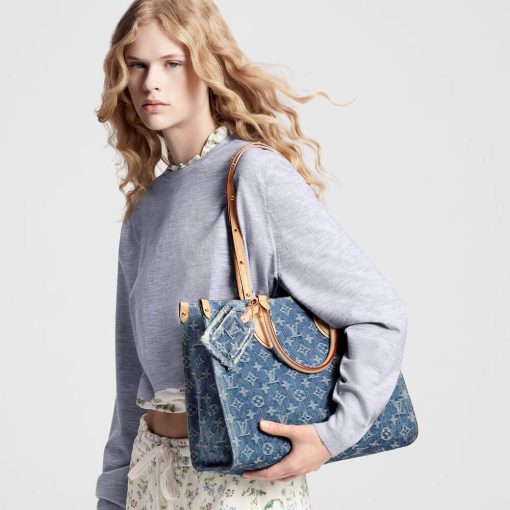 Louis Vuitton Monogram Denim OnTheGo MM M46871 - Image 2