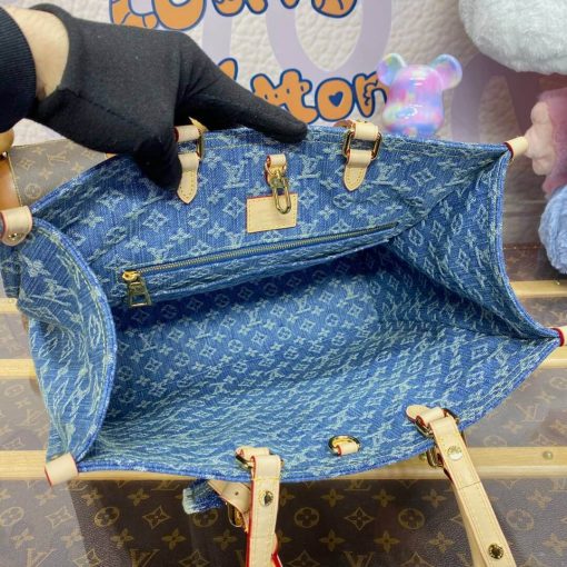 Louis Vuitton Monogram Denim OnTheGo MM M46871 - Image 13