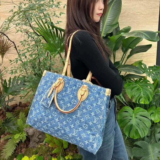 Louis Vuitton Monogram Denim OnTheGo MM M46871 - Image 4
