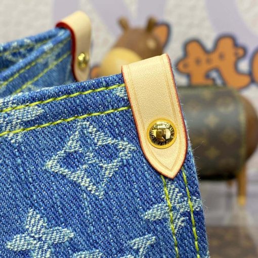 Louis Vuitton Monogram Denim OnTheGo MM M46871 - Image 10