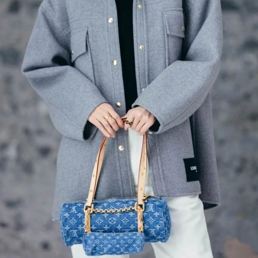 Louis Vuitton Monogram Denim Papillon Bag M46830 - Image 2