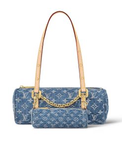 Louis Vuitton Monogram Denim Papillon Bag M46830