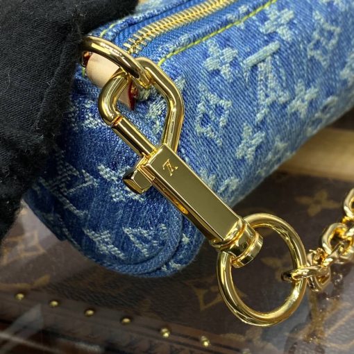 Louis Vuitton Monogram Denim Papillon Bag M46830 - Image 10