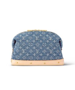 Louis Vuitton Monogram Denim Pochette Cosmetique GM M24317
