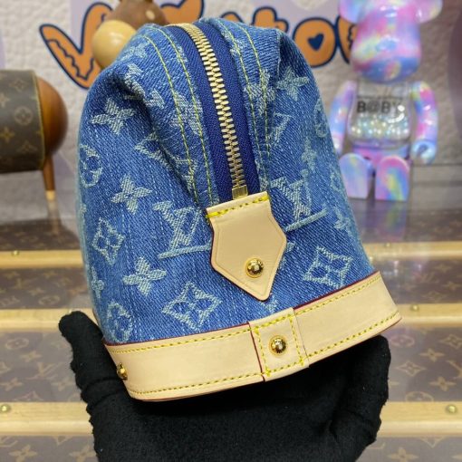 Louis Vuitton Monogram Denim Pochette Cosmetique GM M24317 - Image 7