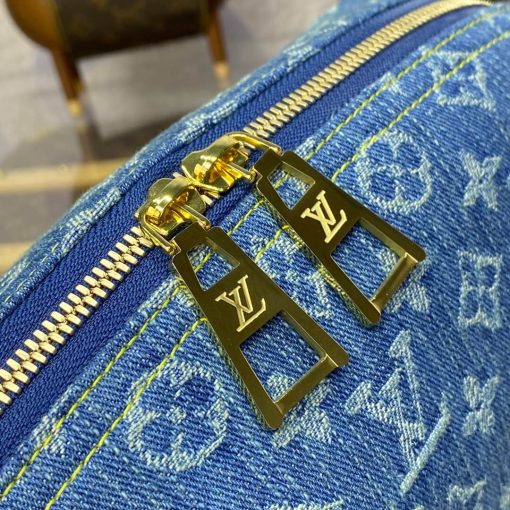 Louis Vuitton Monogram Denim Pochette Cosmetique GM M24317 - Image 8