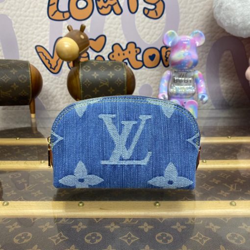 Louis Vuitton Monogram Denim Pochette Cosmetique PM M24316 - Image 3