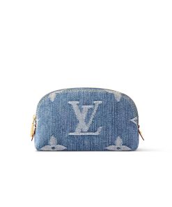 Louis Vuitton Monogram Denim Pochette Cosmetique PM M24316