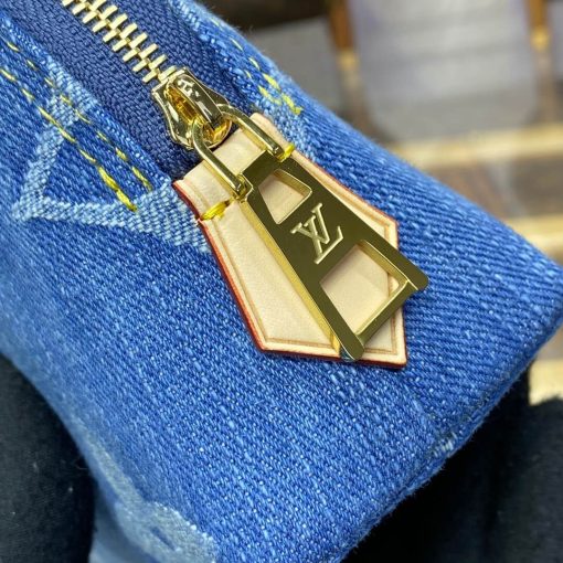 Louis Vuitton Monogram Denim Pochette Cosmetique PM M24316 - Image 8