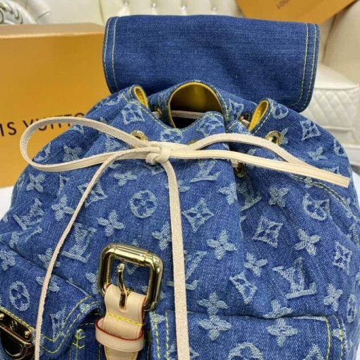 Louis Vuitton Monogram Denim Sac A Dos GM Backpack M95056 - Image 14
